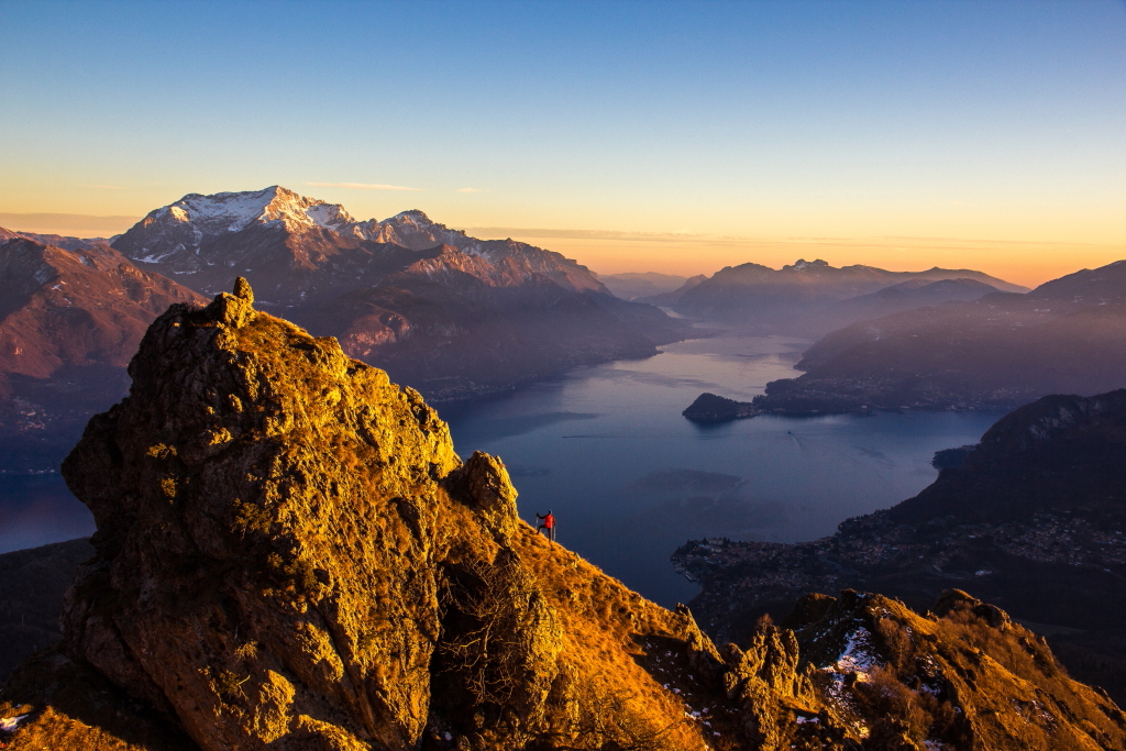 Lake Como - Grona - Sunset