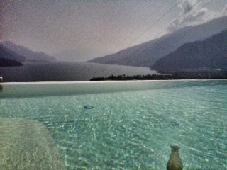 sustainable tourism - Lake Como - Residence Ca Felicita - swimming lake view