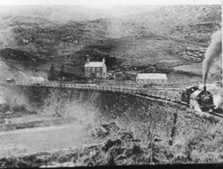 1887 Bryn house and train 